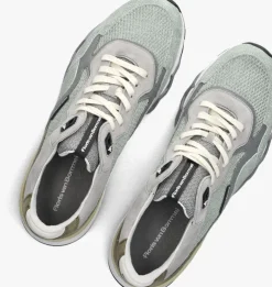 groene floris van bommel lage sneakers sfm-10136 de zager