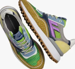 groene floris van bommel lage sneakers sfm-10139 noppi