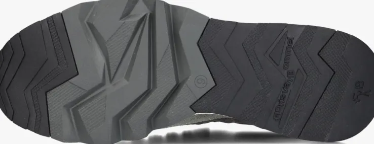 groene floris van bommel lage sneakers sfm-10135 de zager