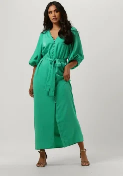 groene freebird maxi jurk wv-wash-satin-vis-23-1