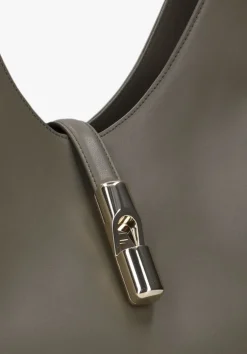 groene furla schoudertas goccia m hobo