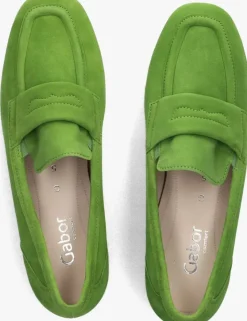 groene gabor loafers 424.1