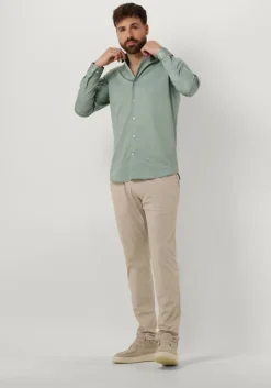 groene genti klassiek overhemd s9254-1109