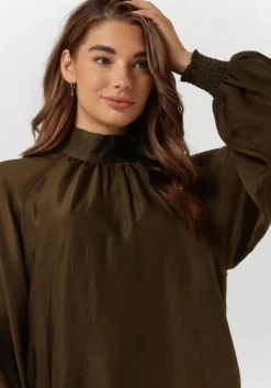 groene gestuz mini jurk luella short dress