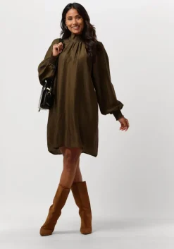 groene gestuz mini jurk luella short dress