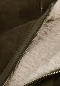 groene goosecraft gewatteerde jas gc adelyn coat