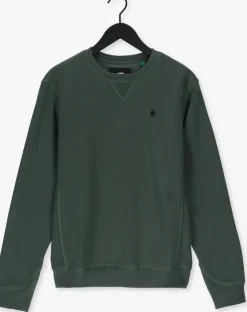 groene g-star raw sweater premium core r sw l/s