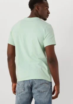 groene g-star raw t-shirt slim base r t s/s