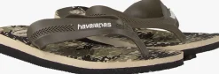 groene havaianas teenslippers kids max trend