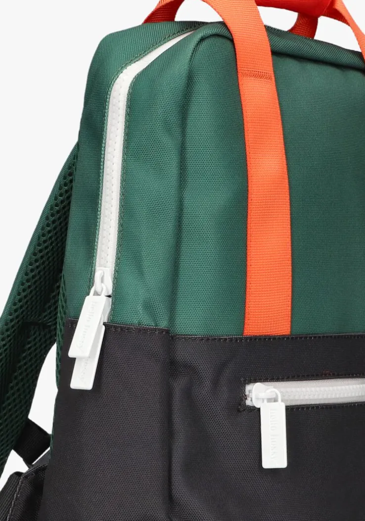 groene hello hossy rugtas mini dark green