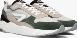 groene hub lage sneakers glide