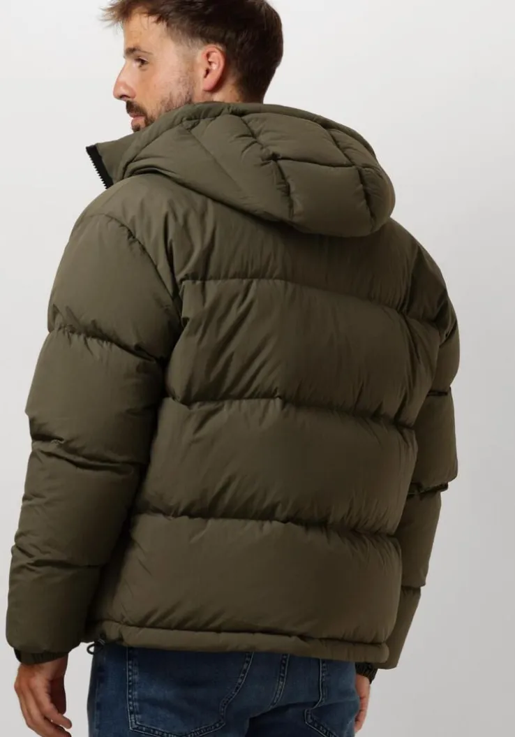 groene hugo gewatteerde jas bironto2441