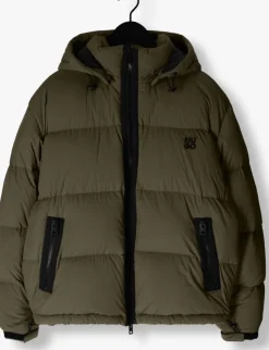 groene hugo gewatteerde jas bironto2441