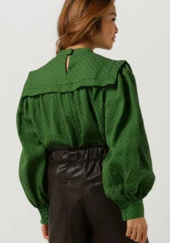 groene idano blouses laeila