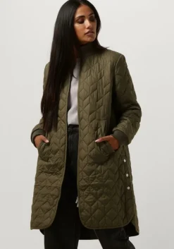 groene ilse jacobsen gewatteerde jas art06