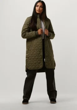 groene ilse jacobsen gewatteerde jas art06