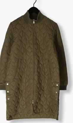 groene ilse jacobsen gewatteerde jas art06
