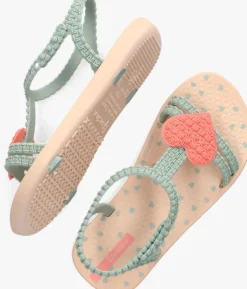 groene ipanema platte sandalen my first ipanema