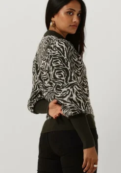 groene janice trui trui gebreid pof mouw jay