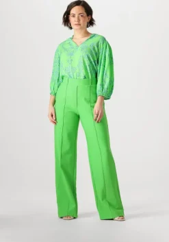 groene jansen amsterdam pantalon abby broek hvm 439 wide long