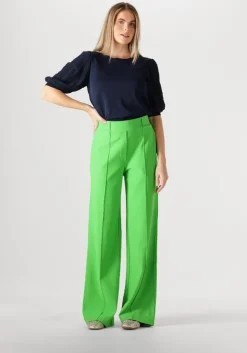 groene jansen amsterdam pantalon abby broek hvm 439 wide long
