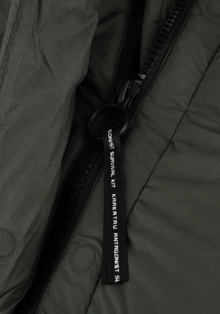 groene krakatau gewatteerde jas qw503