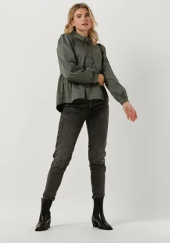 groene levete room blouses lr-isla solid 64 shirt