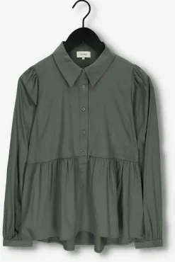 groene levete room blouses lr-isla solid 64 shirt