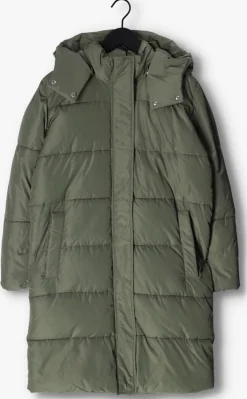 groene levete room gewatteerde jas lr-gibella jacket