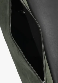 groene liebeskind schoudertas lora suede schoulderbag m