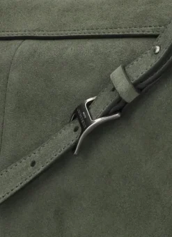 groene liebeskind schoudertas lora suede schoulderbag m