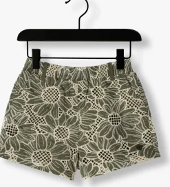 groene like flo korte broek florien higt waist short