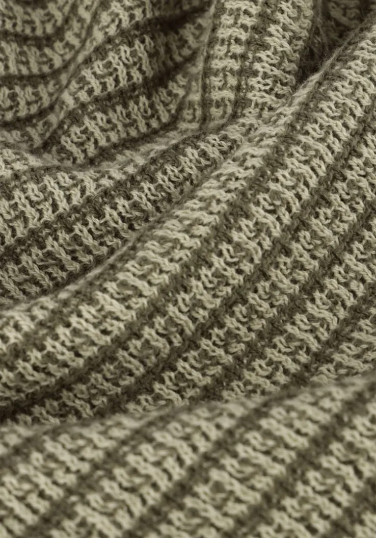 groene lil' atelier trui nmmbarker ls knit polo lil