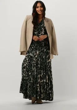 groene lollys laundry maxi jurk nee dress