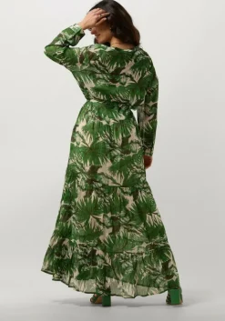 groene lollys laundry maxi jurk neell maxi dress ls