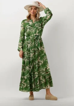 groene lollys laundry maxi jurk neell maxi dress ls