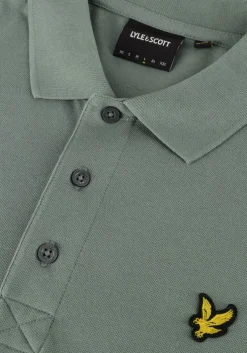 groene lyle & scott polo plain polo shirt