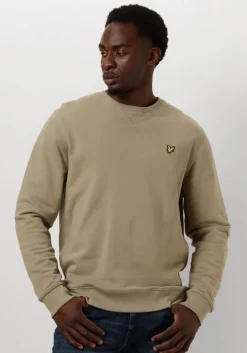 groene lyle & scott trui crew neck