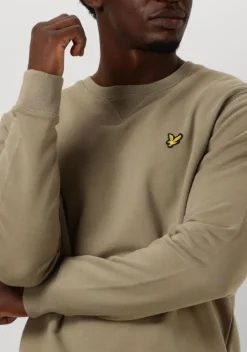 groene lyle & scott trui crew neck
