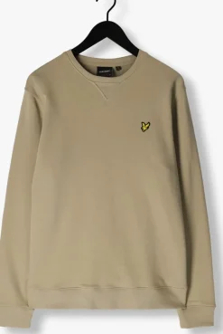 groene lyle & scott trui crew neck