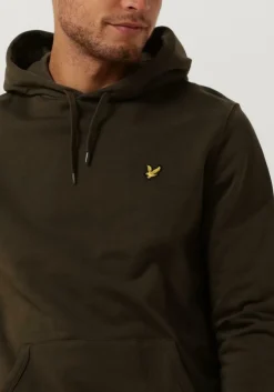 groene lyle & scott truien/vesten pullover hoodie