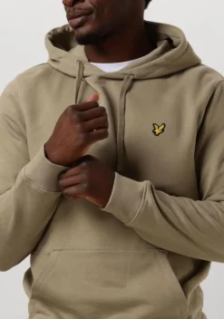 groene lyle & scott truien/vesten pullover hoodie