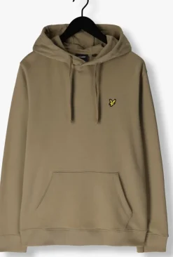 groene lyle & scott truien/vesten pullover hoodie