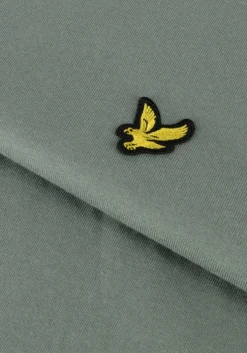 groene lyle & scott t-shirt plain t-shirt