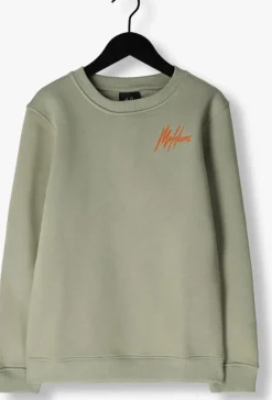 groene malelions sweater signature sweater