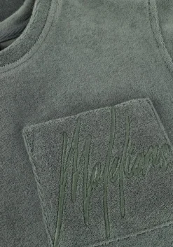 groene malelions t-shirt towelling t-shirt