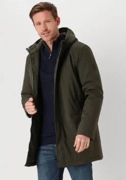 groene matinique gewatteerde jas deston