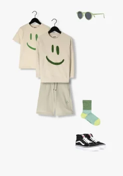 groene melton sokken block colour socks