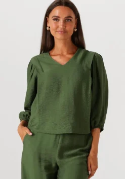 groene minus blouses seria v-neck blouse