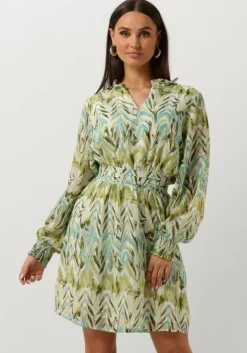 groene minus mini jurk valmia short dress